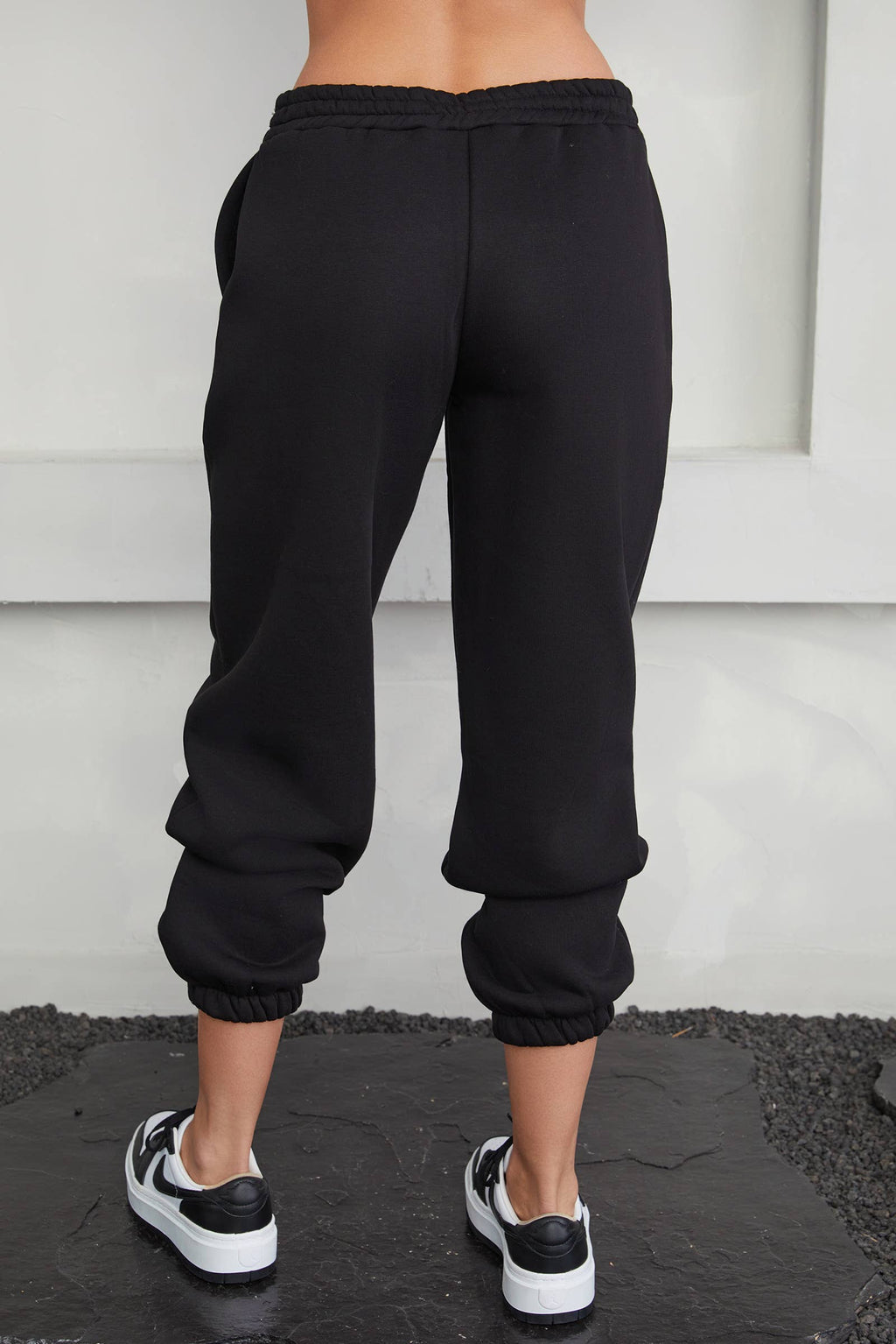 Cozy Fleece Jogger - Black