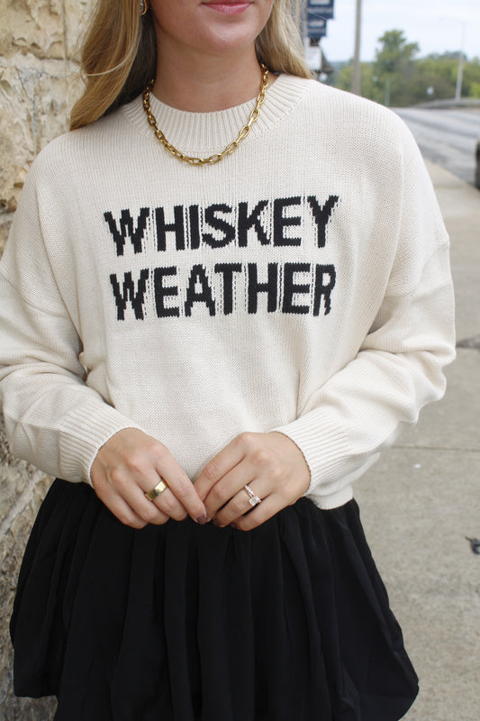 Whiskey Weather Sweater