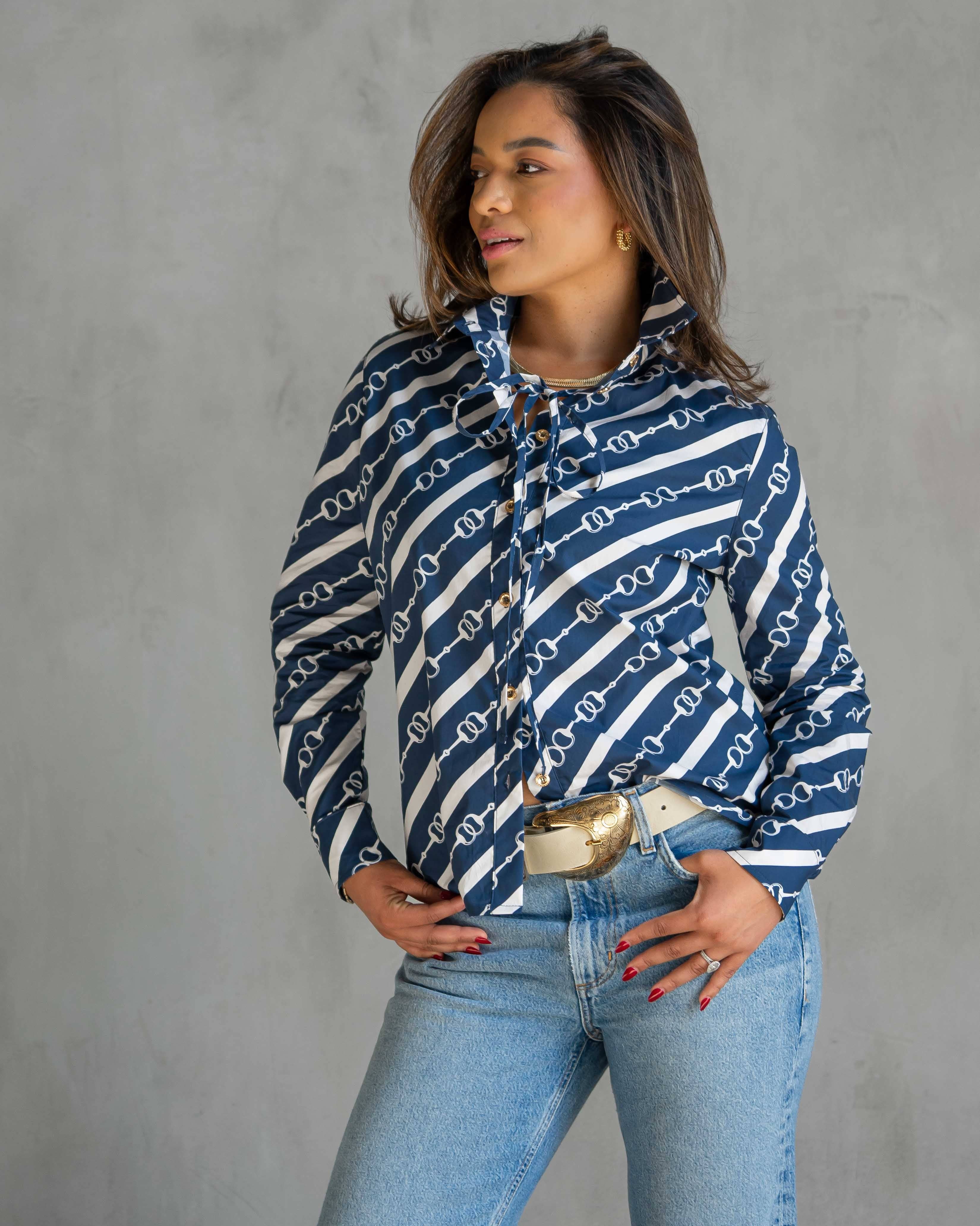 Secretariat Poplin Shirt - Horsebit