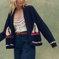 Ocean Sailboat Cardigan