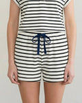 Casual Shorts - Navy Stripe