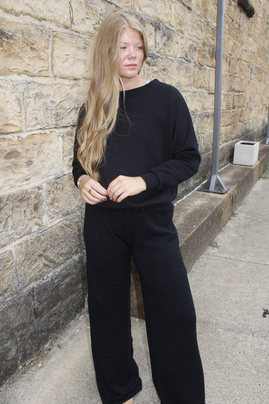 Knit Flared Pants