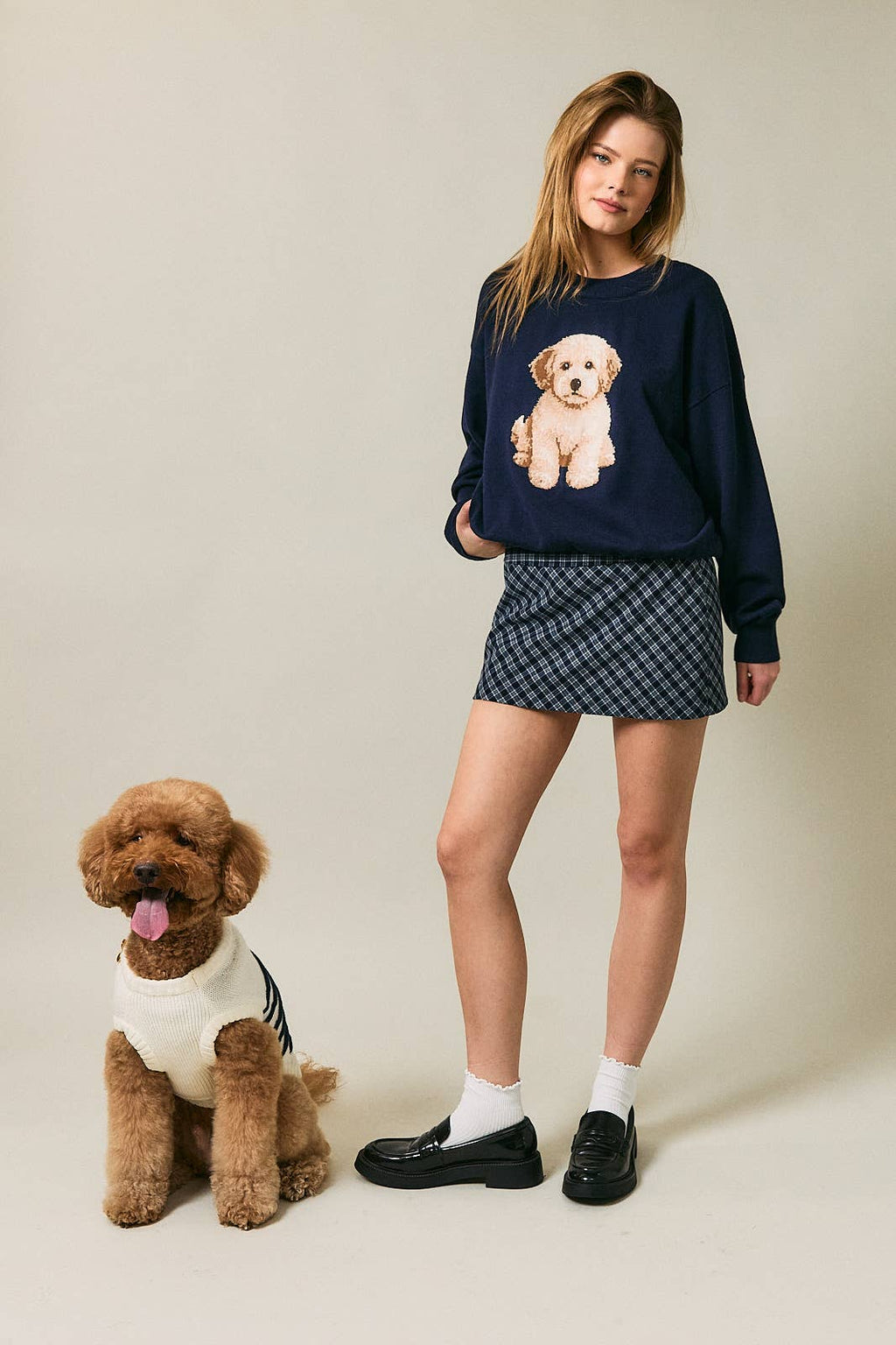 Doodle Crew Neck Sweater
