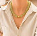 Beaded Necklace - Green