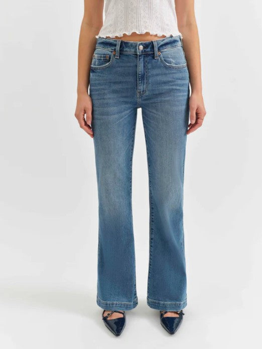Heartbreaker Mid Rise Flare - Text Me