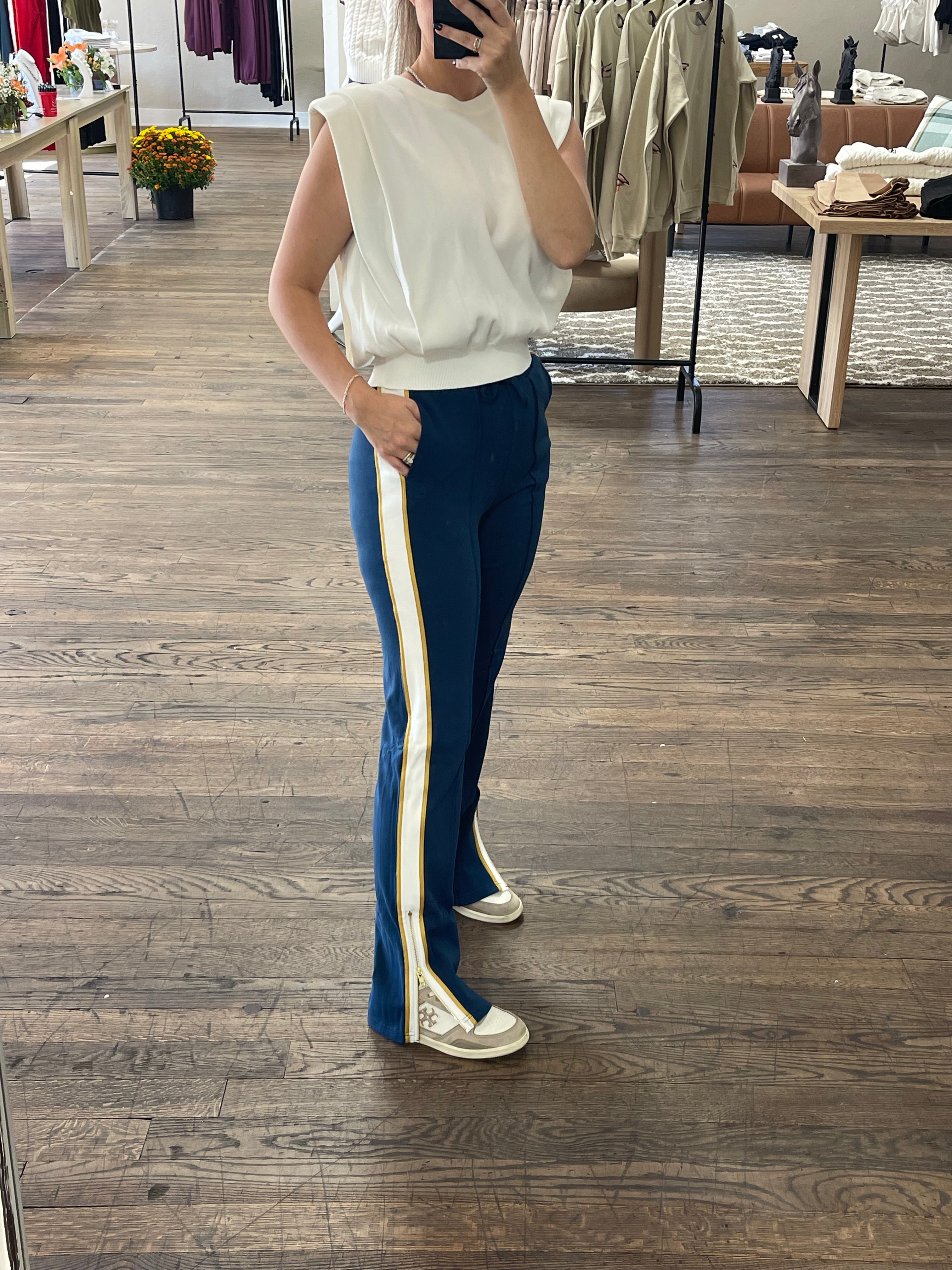 Jordan Interlock Pants - Sailor