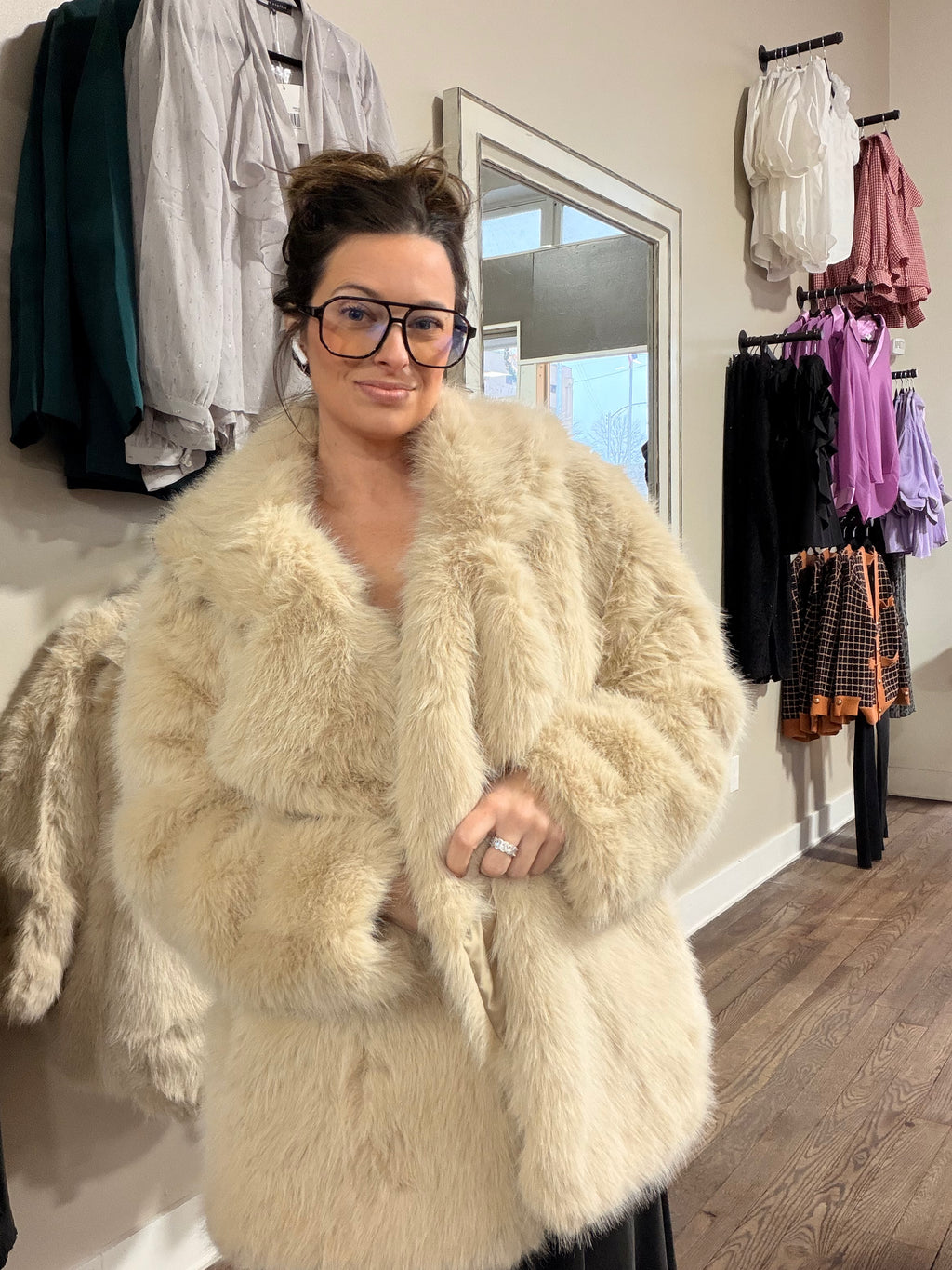 Fur Long Coat