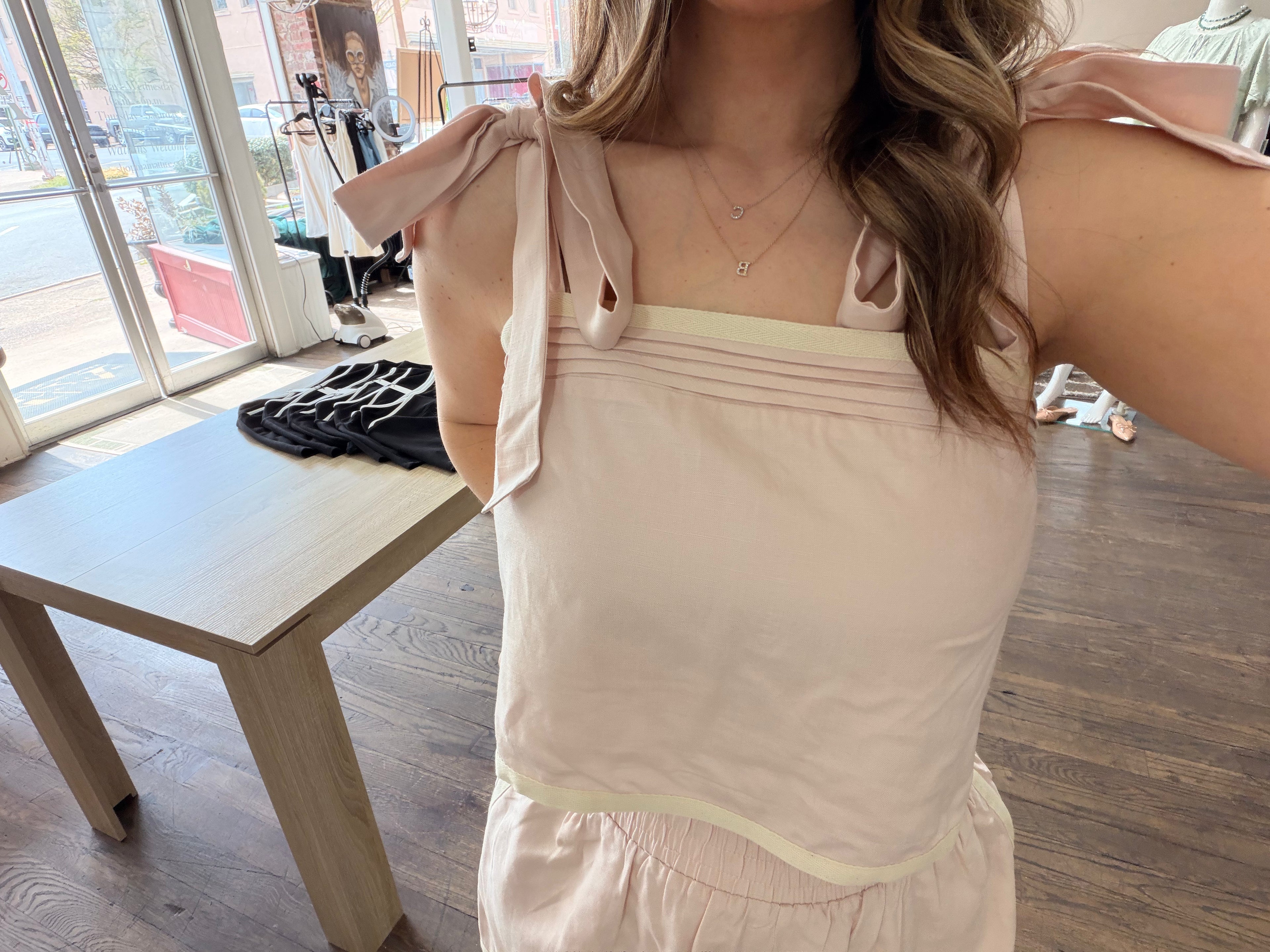 Pink Crop Top