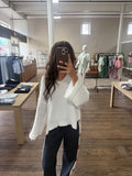 Loose Fit Ivory Sweater