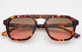 Addison Acetate Unisex Aviator Sunglasses: Sunset