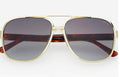 Carter Aviator Sunglasses:  Gray