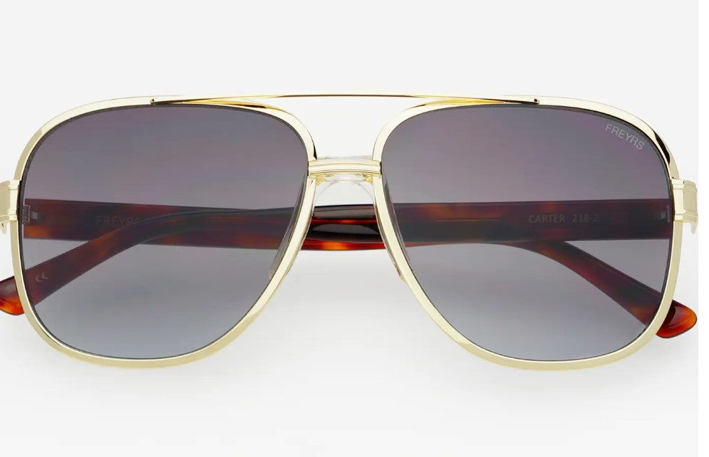 Carter Aviator Sunglasses:  Gray