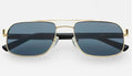 Vesper Aviator Sunglasses: Gold / Gray