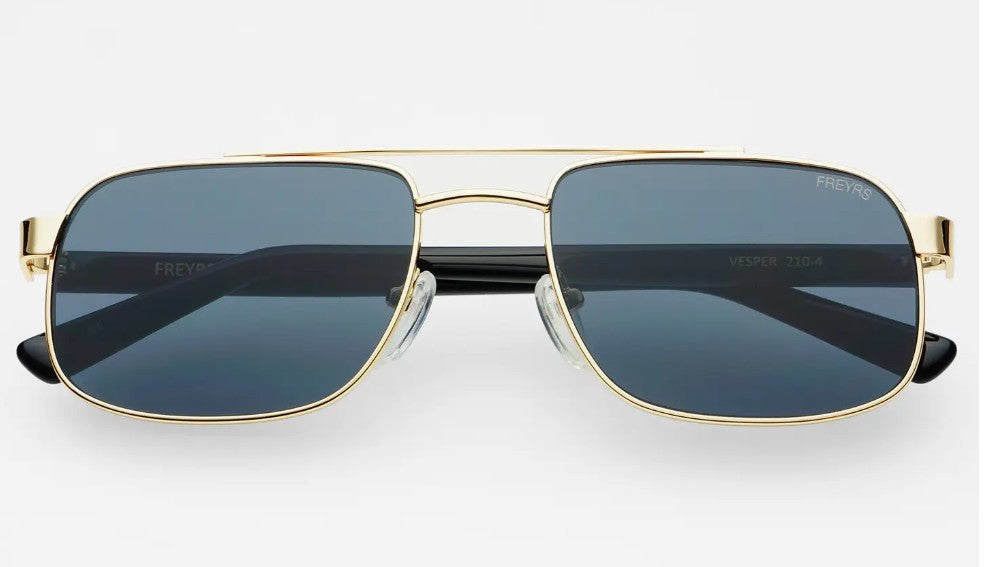 Vesper Aviator Sunglasses: Gold / Gray