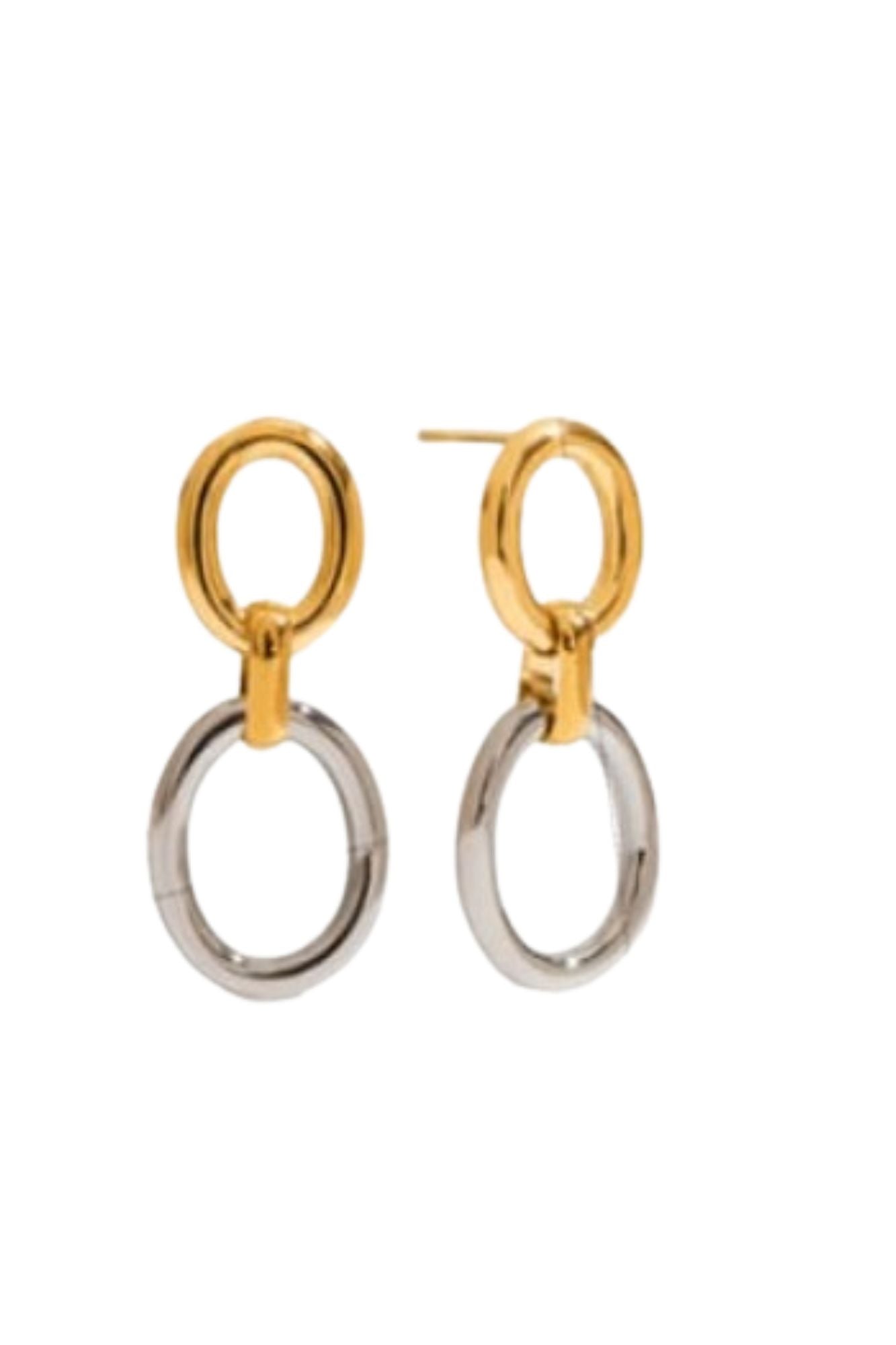 Two Tone Mary Studs
