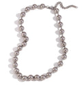 Silver Beaded Necklace
