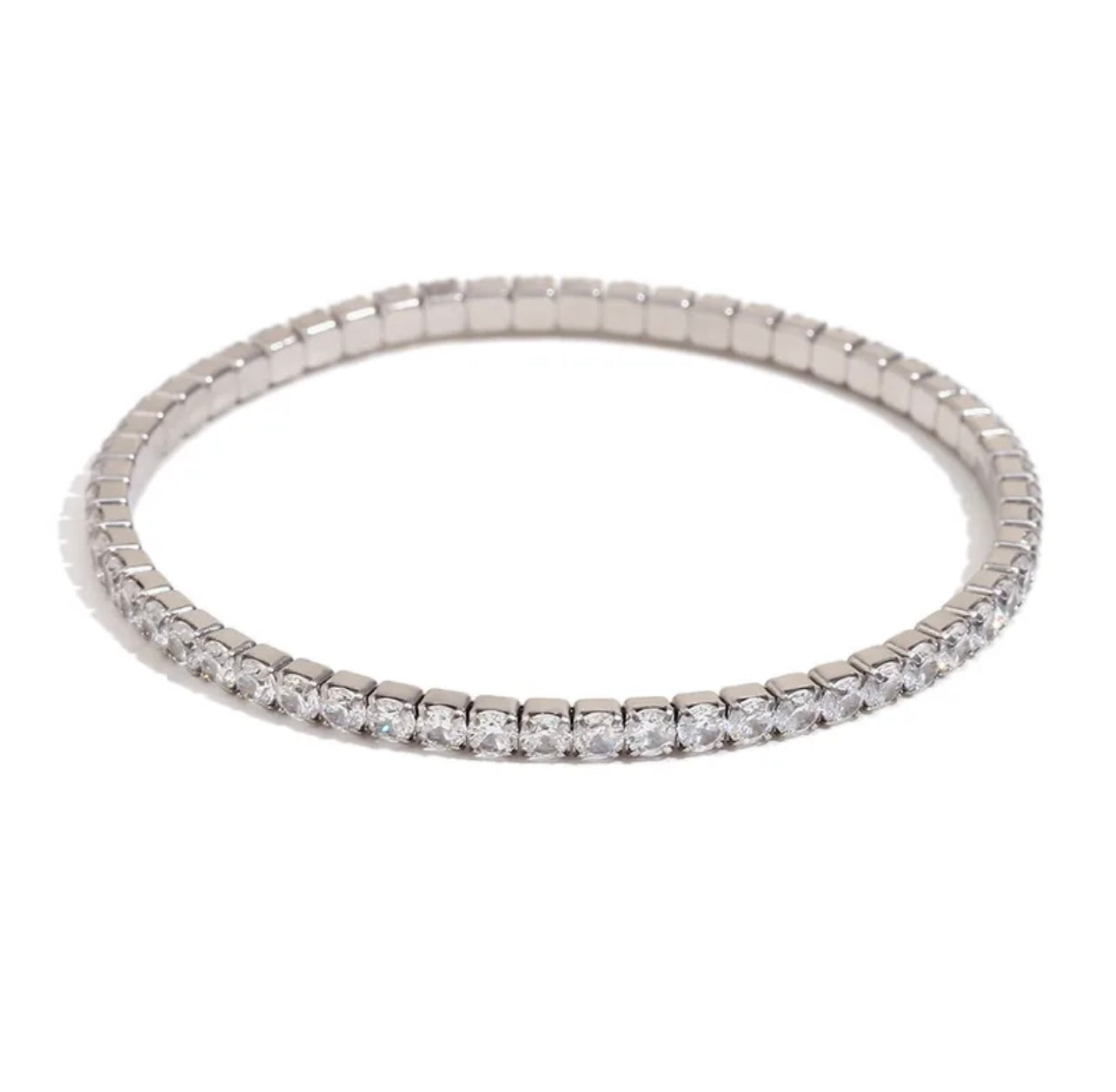 Tennis bracelet - Silver