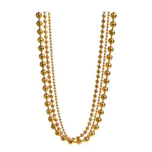 Triple Beaded Necklace