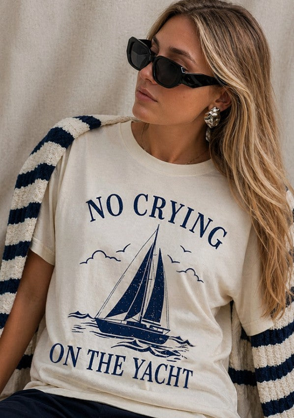 No Crying on the Yacht Shirt